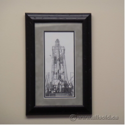 Bernie Brown "The Drilling Rig" Limited Edition Print